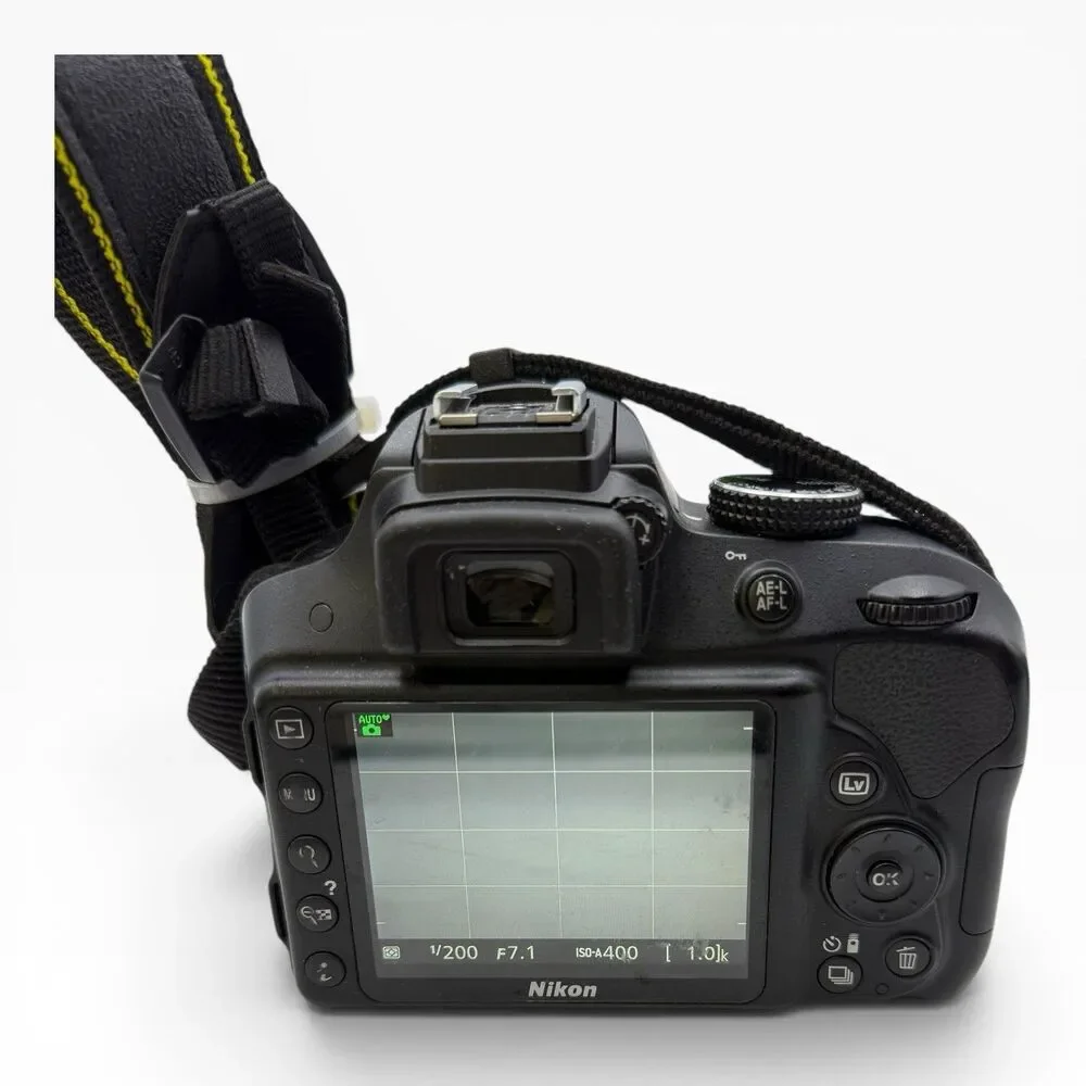 Nikon Nikkor D3300 24.2MP DSLR Camera w/AF-P 18-55mm VR Lens, Memory Card